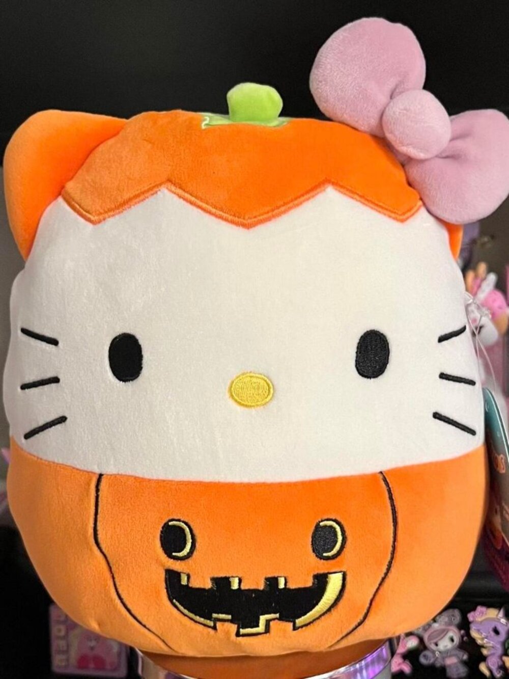 Hello Kitty in Pumpkin 8" Sanrio Halloween Squishmallow Stuffed Plush Animal Toy